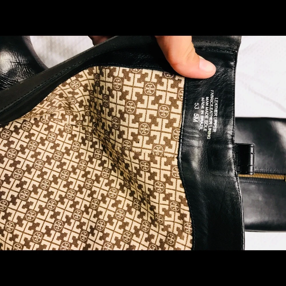 Tory Burch leather‎ heel boots